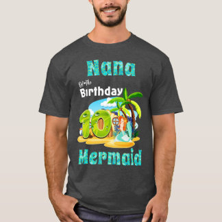10誕生日のかわいい人魚ナナ Tシャツ