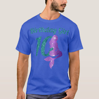 10誕生日の女の子マーメイド10歳のマーメイド Tシャツ