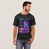 10誕生日ギフトこの女の子は今10ダブルディジ Tシャツ (正面フル)