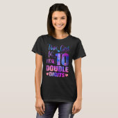 10誕生日ギフトこの女の子は今10ダブルディジ Tシャツ (正面フル)