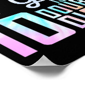 10誕生日ギフトこの女の子は今10倍 ポスター (角)