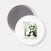 10誕生日ギフト10歳パーティー動物パン マグネット (正面/裏面)