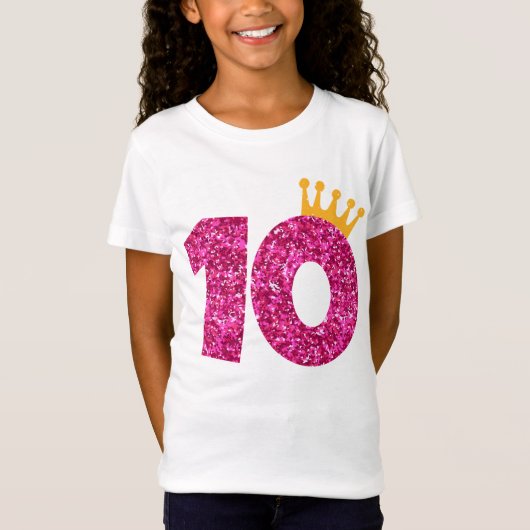 10誕生日シャツ。私の10誕生日10年 Tシャツ (正面)