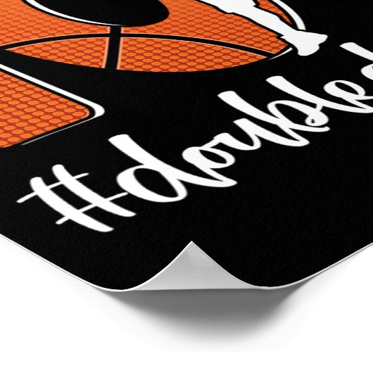 10誕生日ダブルデジット少年のためのバスケットボール10 ポスター (角)