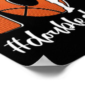 10誕生日ダブルデジット少年のためのバスケットボール10 ポスター (角)