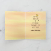 10誕生日トールキリンと鳥 カード (内部)