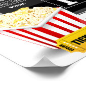 10誕生日ハリウッド映画パーティー ポスター (角)