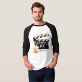 10誕生日ハリウッド映画パーティー Tシャツ (正面フル)