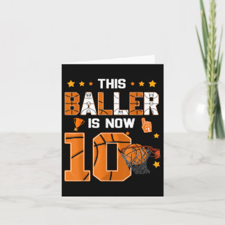 10誕生日バスケットボールこのボールは今10アイ カード