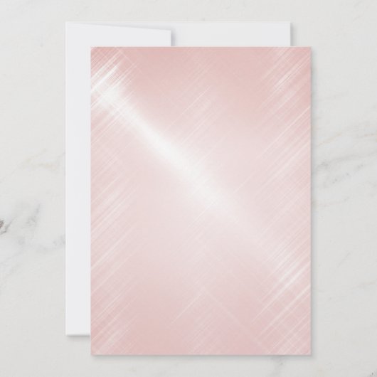 10誕生日バラ金ゴールドバルーン招待状 招待状 (裏面)