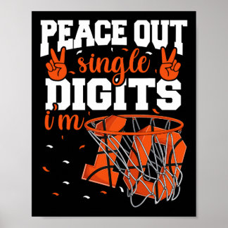 10誕生日ボーイズBysketbyll Peace Out 独身の Dig ポスター
