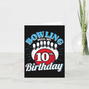 10誕生日ボーリングテーマボーリングの誕生日 カード