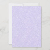 10誕生日レインボーグリッター誕生日 招待状 (裏面)