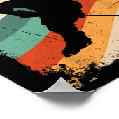 10誕生日レトロアイスホッケー10歳ボーイギ ポスター (角)