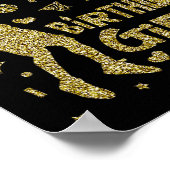 10誕生日女子バスケットボールファン選手年齢十歳 ポスター (角)