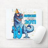10誕生日恐竜10歳の少年の子供 マウスパッド (マウス)