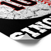 10誕生日野球恋人ギフト10歳Vin ポスター (角)