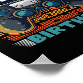 10誕生日10歳のビデオゲームクールだ ポスター (角)