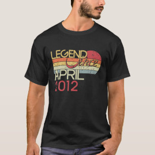 10誕生日4月2日から10歳の伝説 Tシャツ