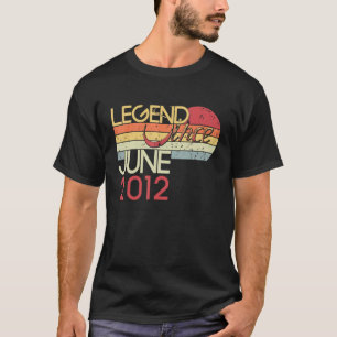 10誕生日6月20日から10歳の伝説 Tシャツ