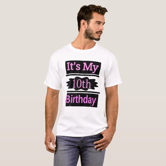 10誕生日 Tシャツ (正面フル)