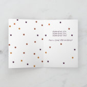 10誕生日for Boys カード (内部)