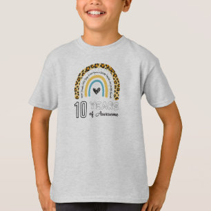 10誕生日Tシャツ10年素晴らし/ Tシャツ
