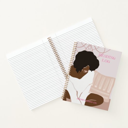 10読代、女の子、女性ノートブックのログノート ノートブック (内部)