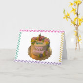 10賛美番目の誕生日カード カード (黄色い花)