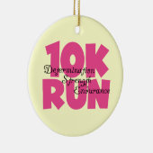 10走Kピンク走スポーツ セラミックオーナメント (右)