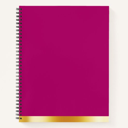 10離れ代10代の手金ゴールドスパイラルカスタム手帳 ノートブック (正面)