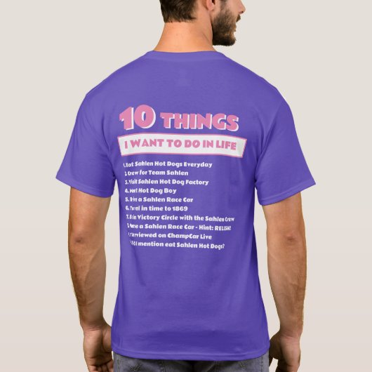 10項目 Tシャツ (裏面)