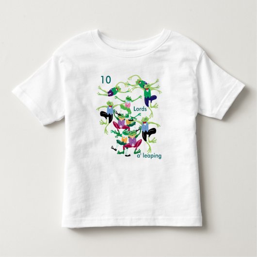 10領主は跳躍 トドラーTシャツ (正面)