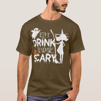10食べ月30日に飲んでおもしろい怖がるおもしろい Tシャツ