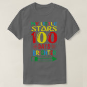 100おもしろい日の学校引用文私の小さな星がある Tシャツ (デザイン正面)