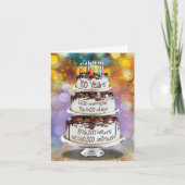 100おもしろい番目の誕生日カード – 年計数100 シーズンカード (正面)