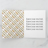 100おもしろい番目の誕生日。年は下着に似ている カード (内部)