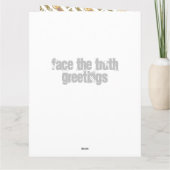 100おもしろい番目の誕生日。年は下着に似ている カード (裏面)