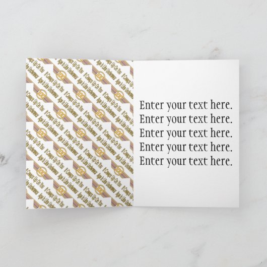 100おもしろい誕生日ギフト – 年齢は下着のようなものだ カード (内部)