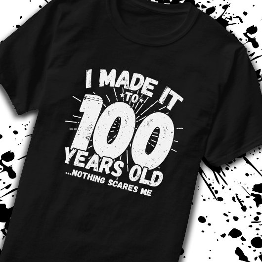 100おもしろい誕生日引用文皮肉100歳 Tシャツ