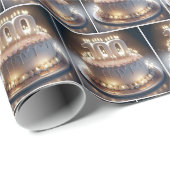 100お誕生日ケーキ、ろうそくをたっぷり ラッピングペーパー (ロールコーナー)