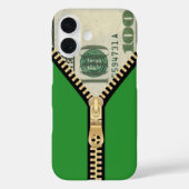 $100お金ジッパー Case-Mate iPhoneケース (裏面)
