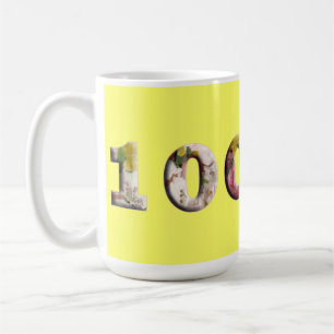 100つのマイル標石のマグ100th記念日の誕生日 コーヒーマグカップ