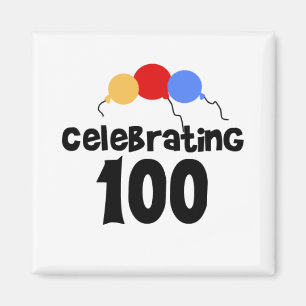 100つを祝うこと マグネット