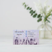 100のソーシャルネットワーキングビジネスカード 名刺 (スタンド正面)