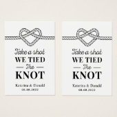 100のパックの穴を取るショット我々は結び目を結んだ (正面&裏面)