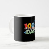 100のマーメイドの日 100日目の学校 マーメイド コーヒーマグカップ (正面左)