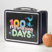 100のマーメイドの日 100日目の学校 マーメイド メタルランチボックス (インサイチュ)
