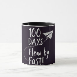 100の日が速く飛んだ マグカップ