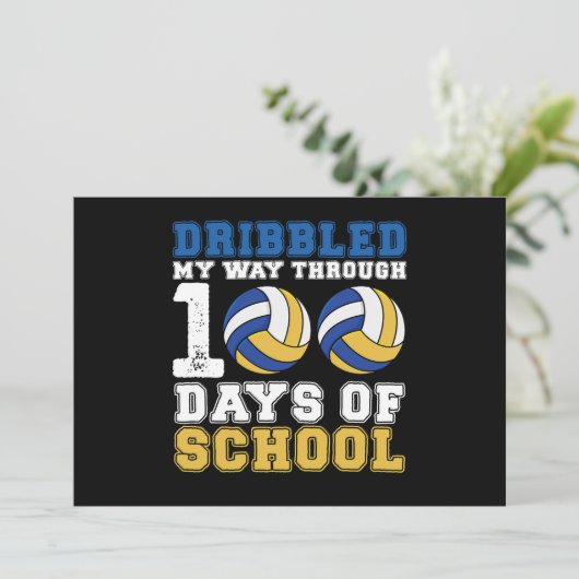 100の日スクールバレーボールを通って私の道を漂流 招待状 (スタンド正面)